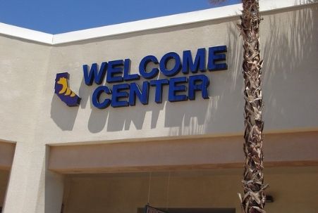 California Welcome Center Exterior Sign