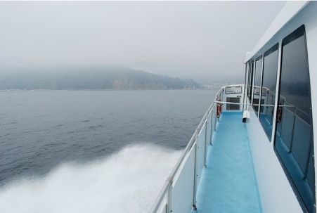 Aboard the Catalina Ferry