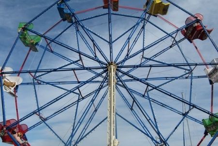 Balboa Fun Zone Ferris Wheel near Newport Beach, CA