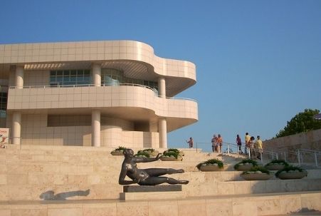 Entrance to the Getty Center, Los Angeles, CA