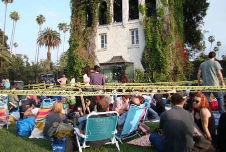 Movie Screening at Hollywood Forever Cemetery