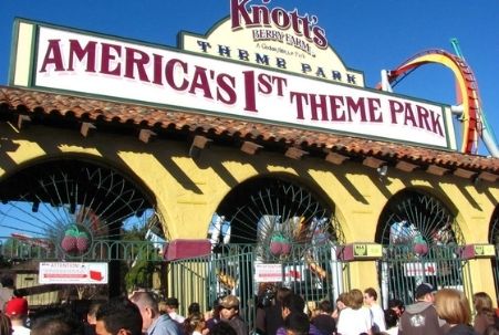 Entrance to Knott's Berry Farm in Buena Park, CA