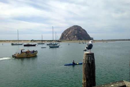 Morro Rock at Morro Bay on California's Central Coast