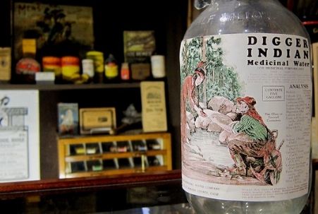 Old Pharmacy display at El Dorado County Historical Museum in Placerville