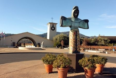 St. Francis statue at Robert Mondavi Winery, Napa Valley, CA