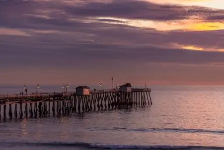 Sunset over the Pier at San Clemente, CA