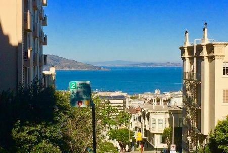 View from Nob Hill in San Francisco