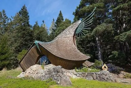 The Sea Ranch Chapel in Sea Ranch, Sonoma County, designed by James Hubbell