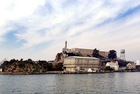 Alcatraz Island in San Francisco Bay