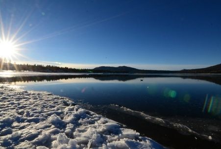 Winter in Big Bear Lake, CA