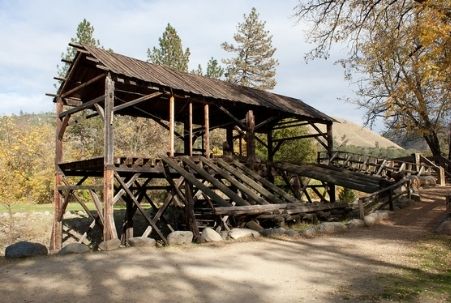 Sutter's Mill at Marshall Gold Discovery State Historic Park near Coloma, CA