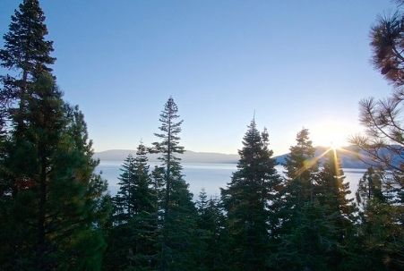 Sunrise on Lake Tahoe, California