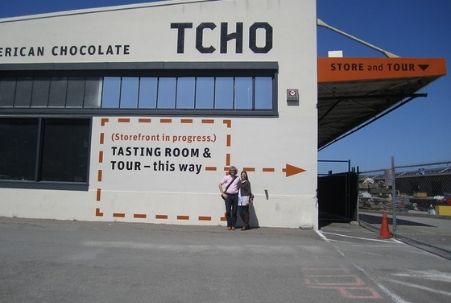 The former TCHO Chocolate Factory when it was located on San Francisco's Pier 17