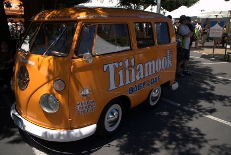 Tillamook Cheese VW Van at Sunset Magazine Savor the Coast Festival
